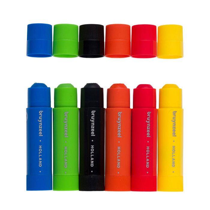Gouache - Sticks - For Children - 6 Colors - Coloring and Drawing - Bruynzeel