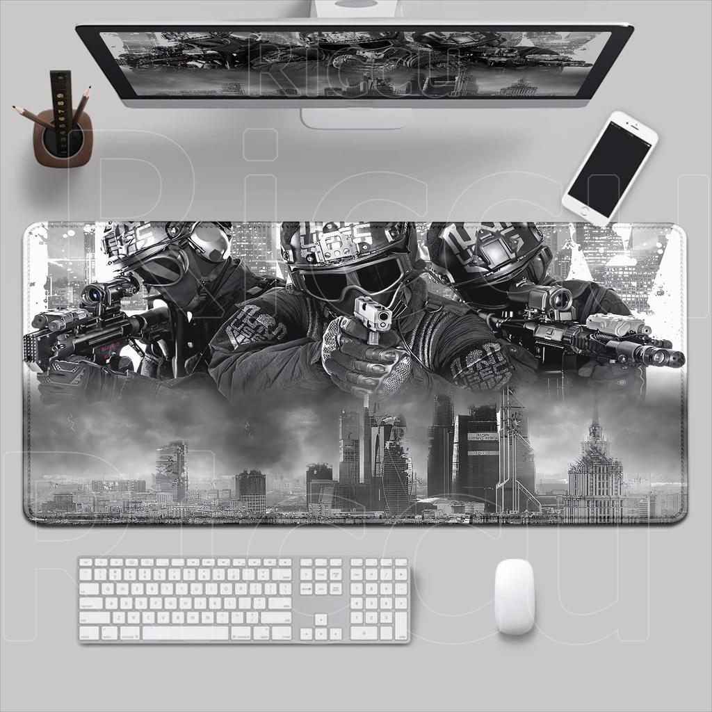New HD PrintingEscape From Tarkov Mouse Pad Gaming Xxl Mousepad PC Gamer Carpet Laptop Non-Slip Rubber Mice Pad Desktop Desk Mat