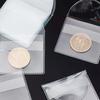 20 Piezas/Lote Fundas Individuales para Monedas Coleccionista Fundas Transparentes Individuales de Plástico Portafolio Portamonedas Pequeño de Plástico