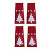 Weihnachtsbaum Weihnachtsmann Bestecktasche Weihnachten Messer Gabel Halter Geschirr Organizer Tischdekorationen