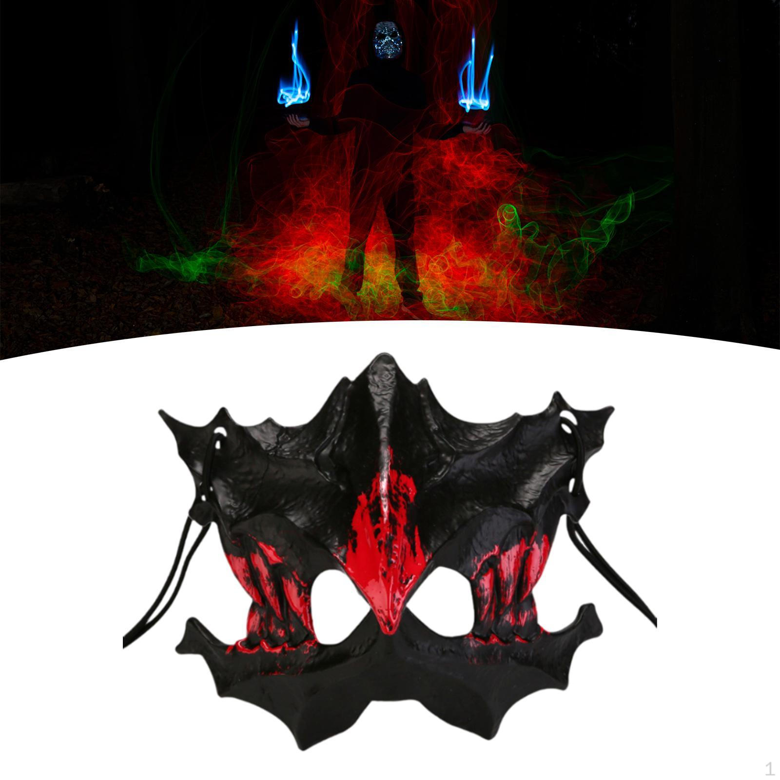 

Маска на Хэллоуин, животное, страшное для игры, праздничного представления на сцене, вечеринки чёрный