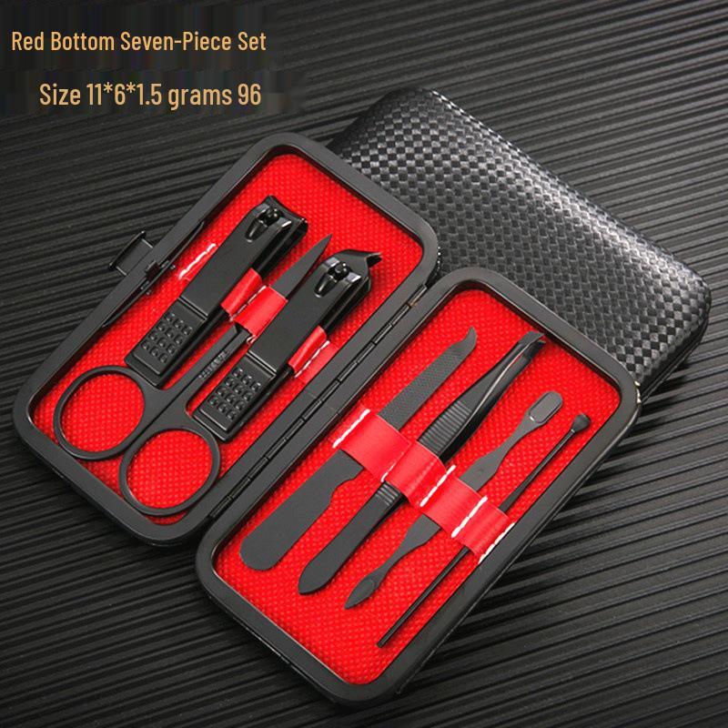 

Nail Care Set: Clipper, Scissors, Knife, Ear Pick, File, and Pliers