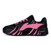 Li Ning Slip Resistant Cushioning Abrasion Resistant Low top Skateboard Shoes Men's Black Pink AGCU515-5(Team746-)
