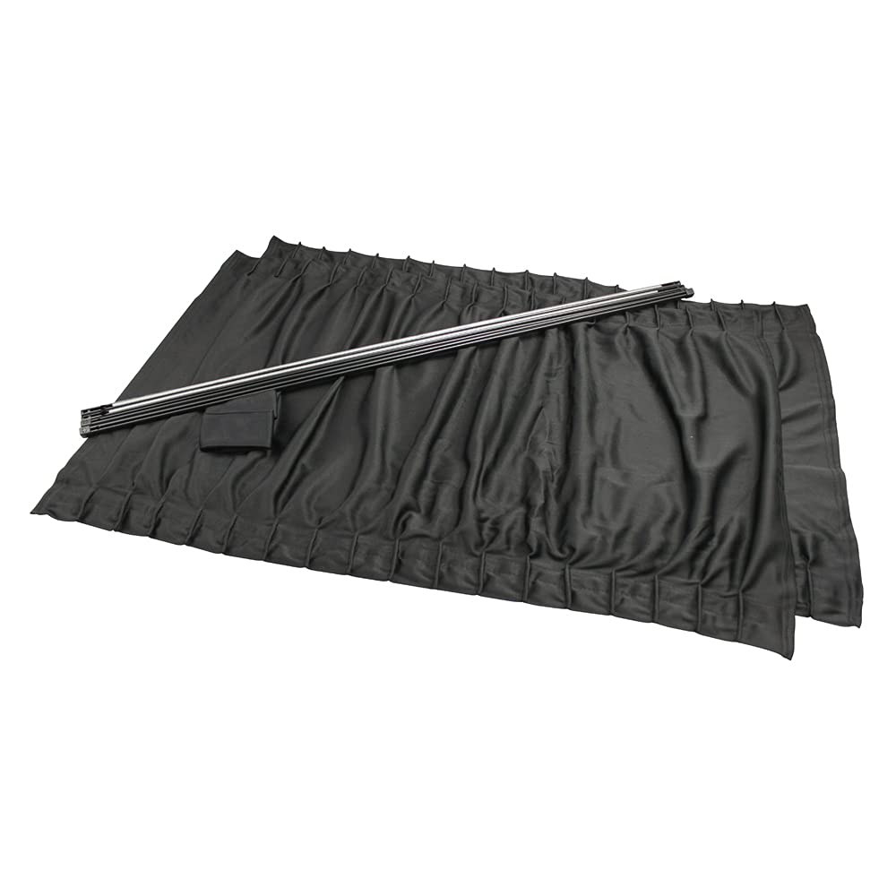 

Tsuchiya Yac Car Interior Sunshade Curtain Side Curtain Stretch Wide 2 BK S Size L-412