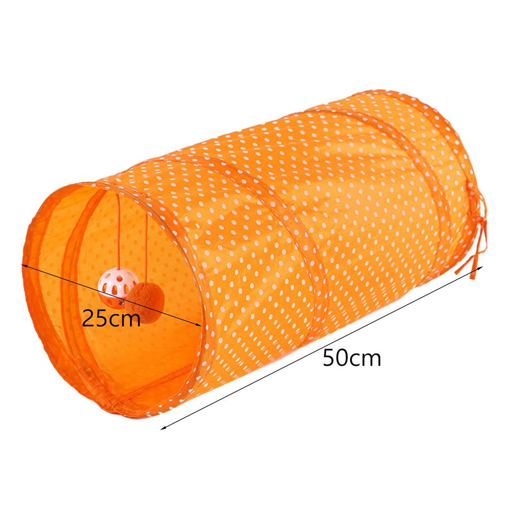 Pet Cat Tunnel Training Interactive Hiding Running Foldable Play Center Cat Toy for Ferrets Bunnies Kitten Rabbits Puppy