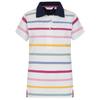 Lazy Jacks Damen Pastellstreifen Poloshirt