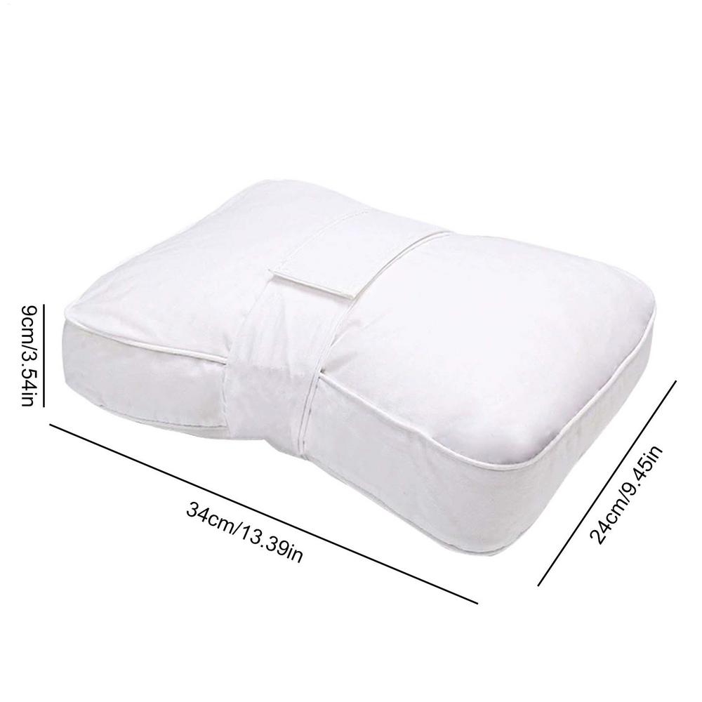 

Hip Pillow for Side Sleepers Breathable Ergonomic Bed Cushion Pillow for Between Knees While Sleeping for Spine Alignment Back белый