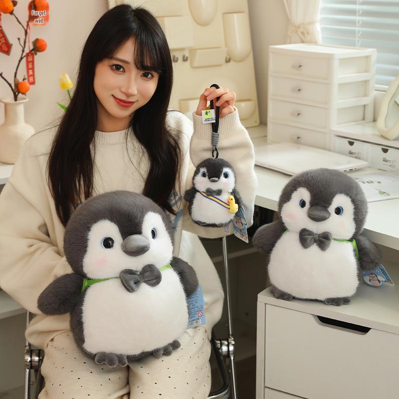 Adorable Winter Penguin Plush Backpack Pendant Gift