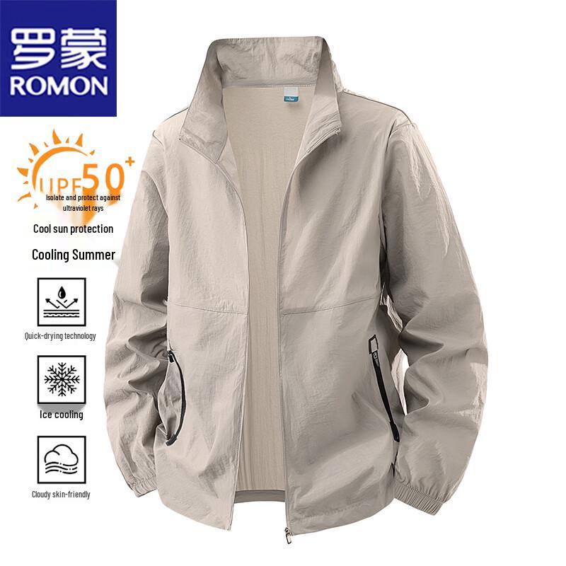 ROMON Men's Cooling UPF 50+ Sun Protection Jacket