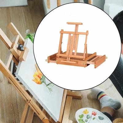 Tabletop Easel Oil Painting Box Accessories Art Supplies Drawing Storage
