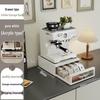 Coffee Capsule Display & Storage Stand with Drawer for Tea Bags and Machine Base