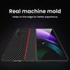 For Samsung Galaxy Z Fold4 Case Ultra Thin Fiber Texture Luxury Leather Fold 4 Shockproof Cover