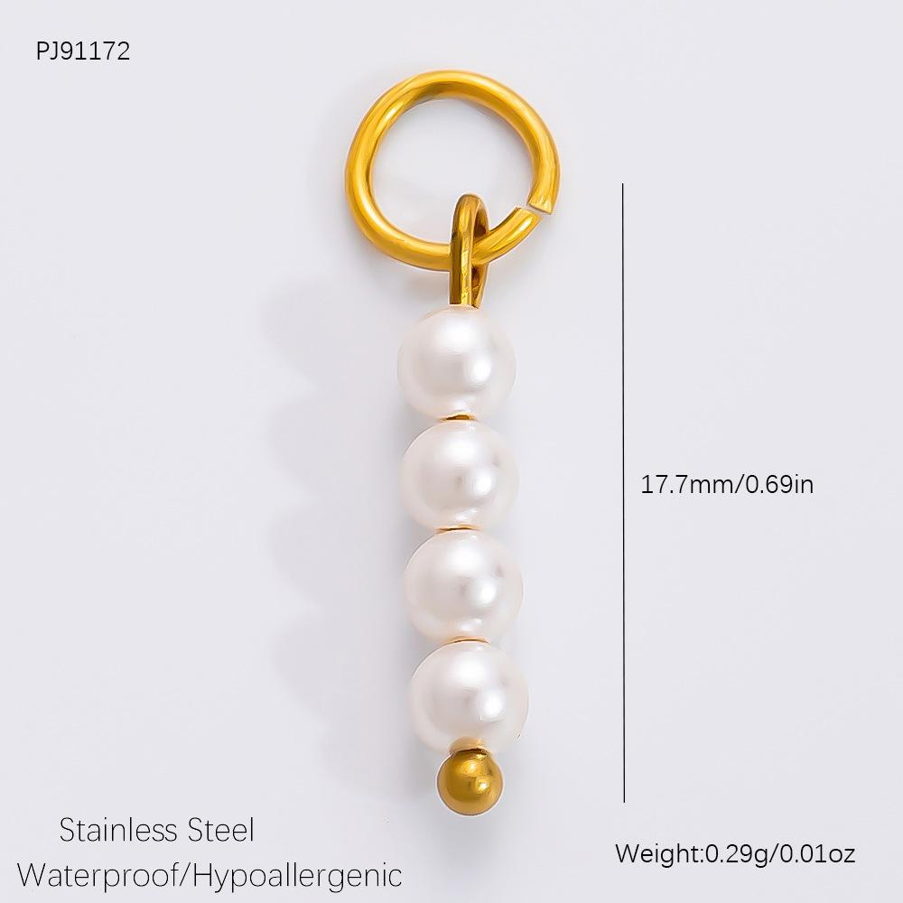 1-5Pcs 18k Real Gold Stainless Steel Charms for Jewelry Making, Bangle, Earring Charms for DIY Necklace Bracelet Jewelry Making
