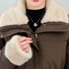 Fashion Winter Coat Female Warm Parkas Faux Fur Collar Casual Thick Women Jackets