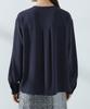 Nano Universe Double Pocket Size Women's Blouse, S, 031, Off-White, 669-5120303