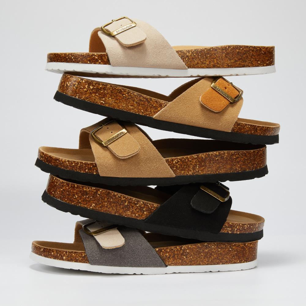 Mode Mehrfarbig Marke Paarschuhe Korkschuhe Damen/Herren Clogs Sandalen Ballerinas Slipper Strand-Pantoletten Damen Zehensandalen Barfußschuhe