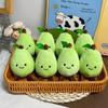 Plush Green Pear Keychain With Soft Stuffed Fruit Doll For Bag Decor And Gifts