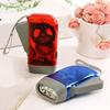 LED Dynamos Wind Up Flashlight Hand-pressing Crank No Battery Torch Camping Lamp Light For Outdoor Home Blue Red