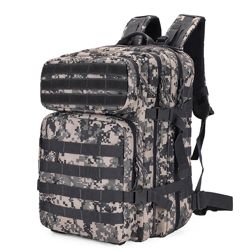 45L Camouflage Tactical Assault Backpack: Multifunctional Outdoor Camping & Hiking Rucksack