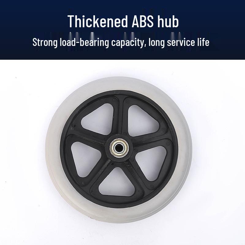 Silent Industrial Wheelchair Wheel: Durable, Wear-resistant, Multi-spec Specified Caster with Hand-pushed Design.