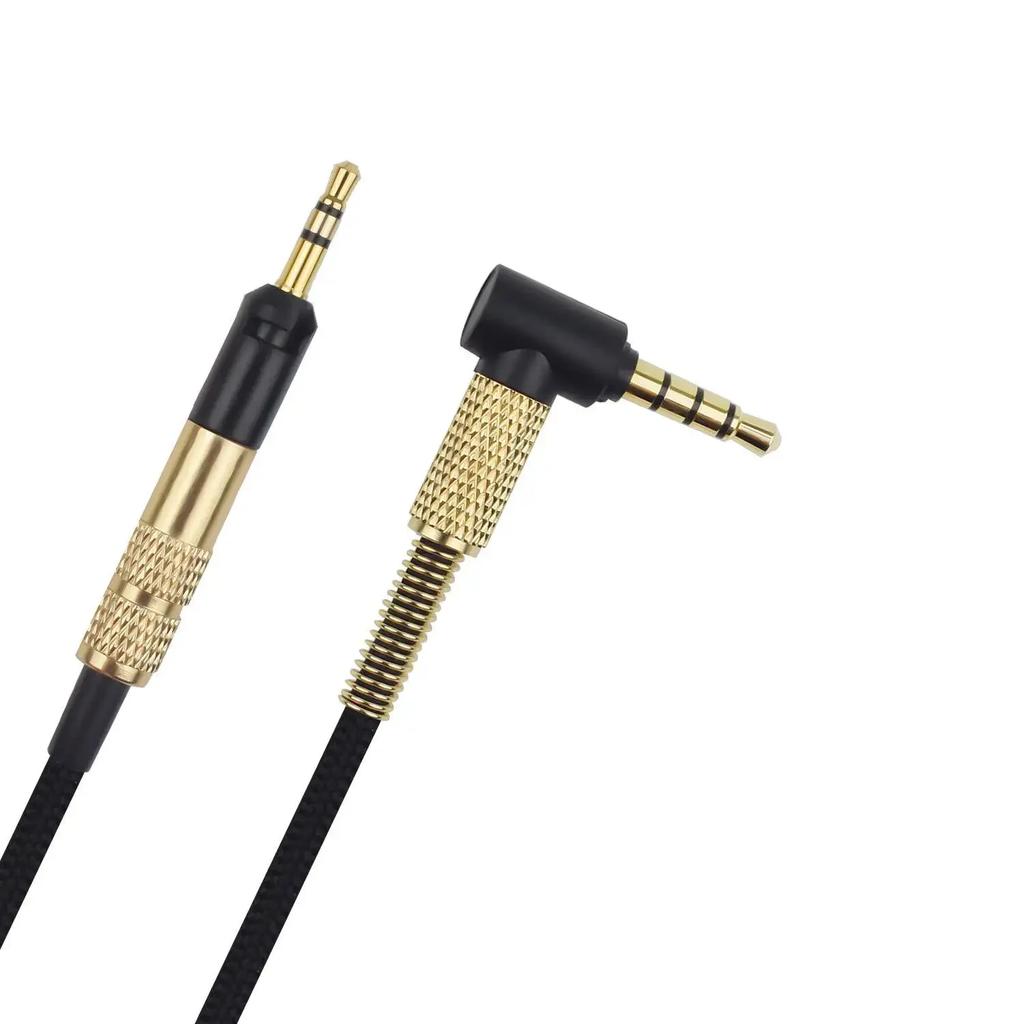 Plug and Play High Quality Audio Cable For Sennheiser HD598/558/518/599/HD579/HD569 Headphone Replacement Braided Built-in MIC