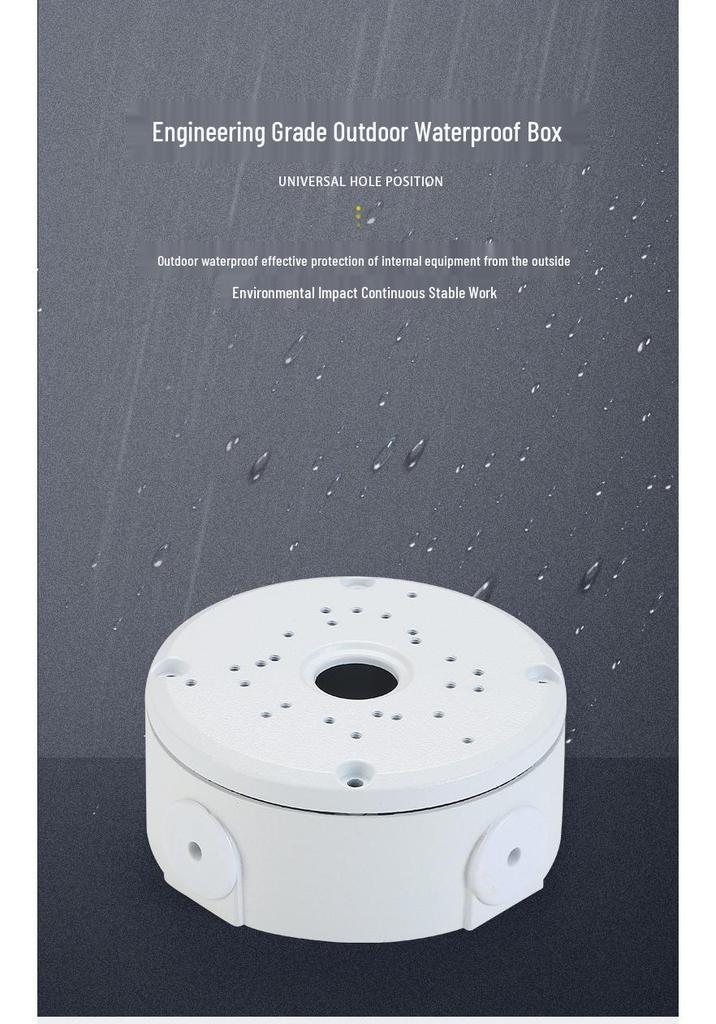 Universelle wasserdichte Aluminium-Kabeldurchführung und Deckenmontage-Halterung für Dome-Kamera