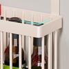 Basket Hanging Behind The Door Kitchen Cabinet Door Organizer Wall Mounted Self Adhesive Storage Basket