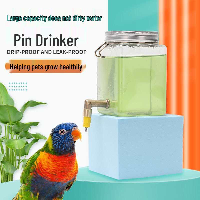 

Automatic Large-Capacity Bird and Chick Water Dispenser Striker Fountain + White Extended Elbow (1 piece)