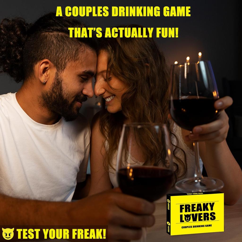 Freaky Lovers Couples Drinking Game Date Night Romantic Anniversary Valentines Birthdays Gift