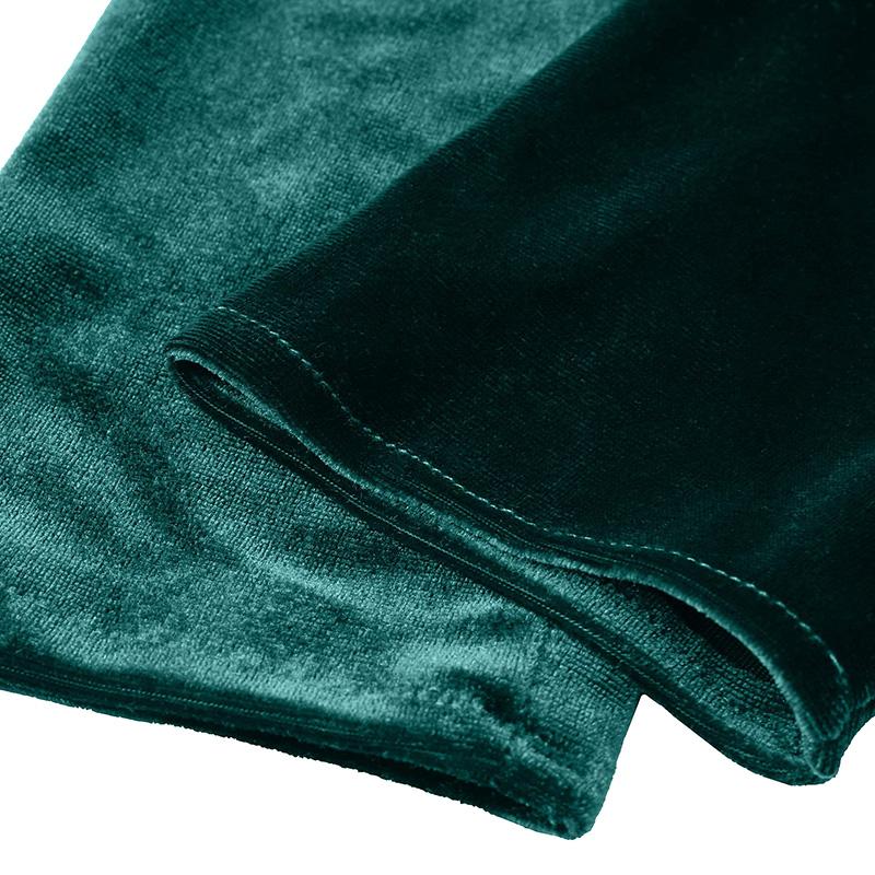 Multicolor Autumn Winter Over Elbow Noble Banquet Women Velvet Long Dinner Dress Gloves Warm Elastic Driving Etiquette Gloves