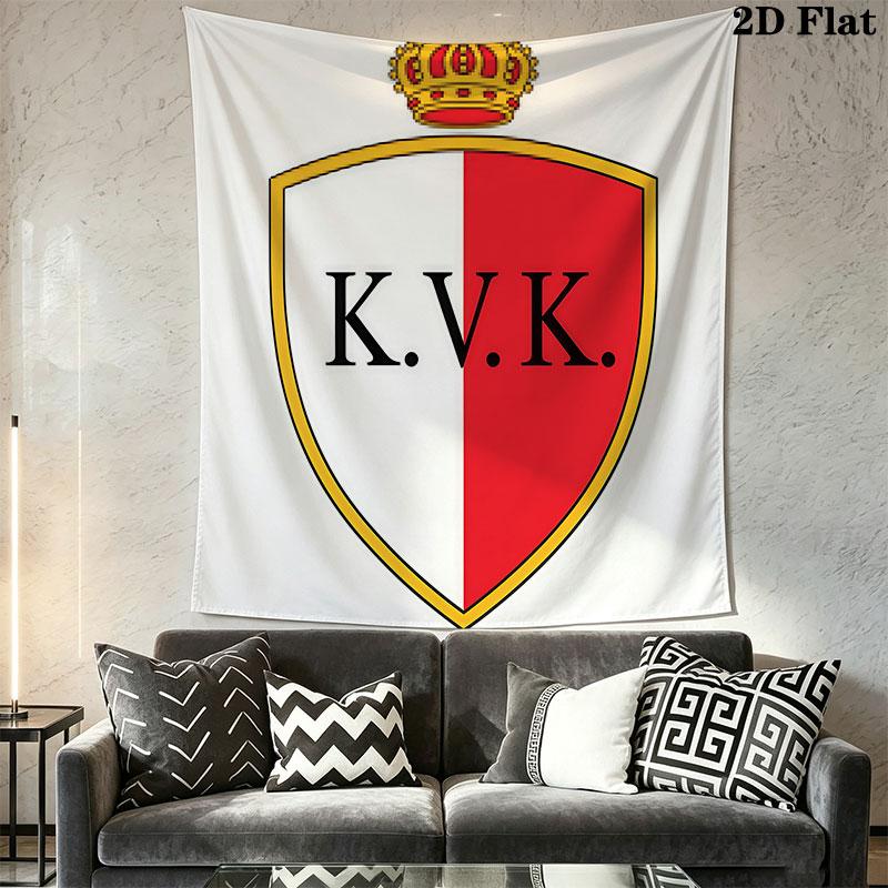 Kortrijk logo Wall Hanging Printed Fabric Blanket Decorative Tapestries for Bedroom Living Room Home Decor