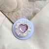 Magnetic Rhinestone Phone Holder with Retractable Airbag for Women