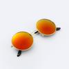 7001 Coated Round Frame Prince Glasses, Colorful Round Frame Sunshades, Metal Color Sunglasses Sunglasses