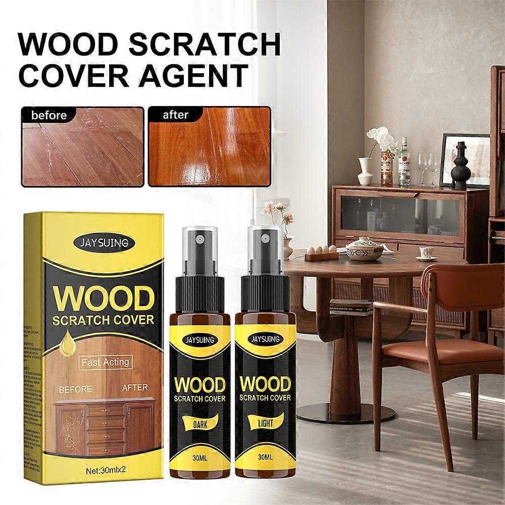 Wood Floor Scratch Repair Agent - Removes Scratches from Wooden Furniture - 30mlx2