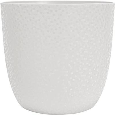 Plant Pot - EDA - OPALE - 14.8 L - Ø 29.5 X H.27.1 Cm - Ivory White