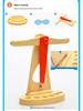 Wooden Balance Scale Toy for Early Learning: Teaches Babies Balance Principles, Ages 0.5-3 Years