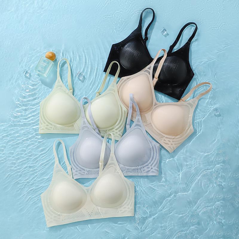 Traceless women's small breasts gather, thin in summer, cool collection, sub-breasts, anti-sagging, beautiful back bra cover