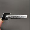 Supercharged Turbocharged Modified Metal Car Side Sticker
