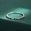 Colorful Zircon Sterling Silver Women's Ring - 925 Silver Graduation Birthday Gift