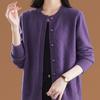 Women S Loose Knit Cardigan Round Neck Spring Autumn Top