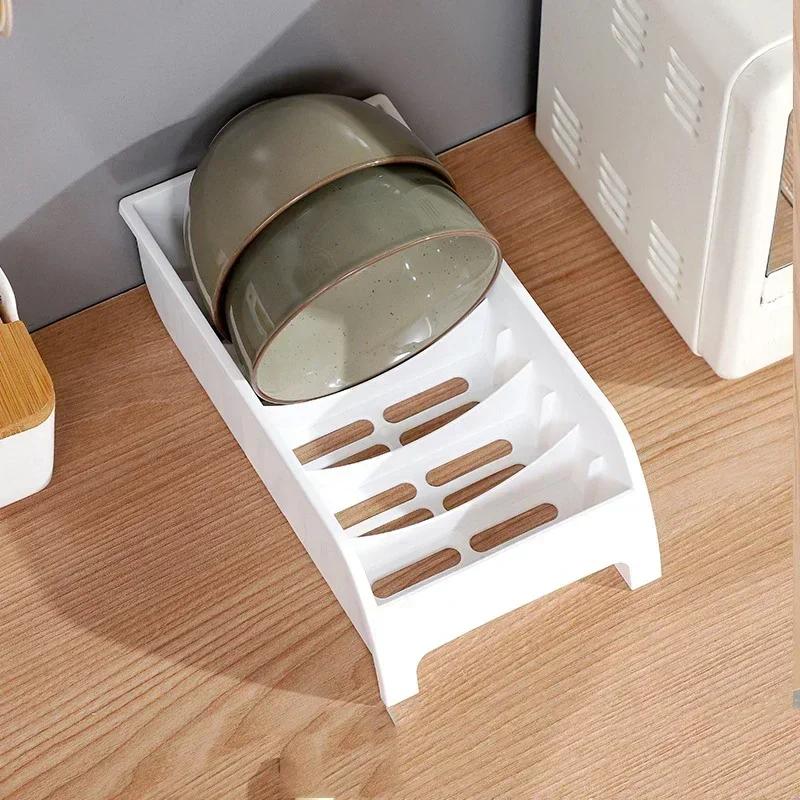 Kitchen Supplies Dish Drying Holders Organizer Upright Draining Dish Racks Organizer Plate Storage Holders for Kitchen Organizer