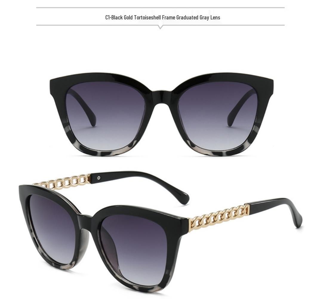 Европейская и американская модная тенденция Ретро уличный стиль Солнцезащитные очки – Высококачественные трансграничные универсальные оттенки