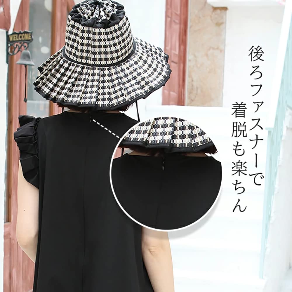 Rashguard for Swimsuit for UV With Pockets [YOUHA] Women, All-in-One, Amphibious, Women, Body-Concealing, Shorts, Cute, Stylish, Beach, Pool, Ruffles,