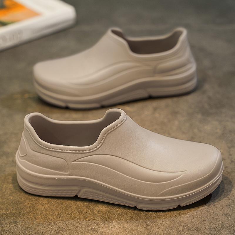Fashion Men's Outdoor Chef Shoes Platform Waterproof Lightweight Garden Sandals Oil Resistant Women's Casual Walking Shoes Large Size