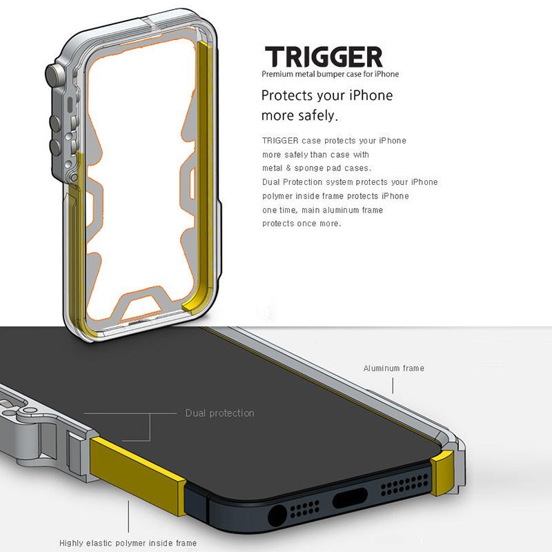 For iPhone 13 Pro Max 6.7 inch Protective Case Aluminium Alloy Metal Phone Cover with Strap