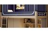 Upper Bunk Dorm Bed Curtain & Mosquito Net with Three-Open Doors - Blackout for Summer