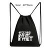 One Piece Drawstring Portable Canvas Backpack 7522