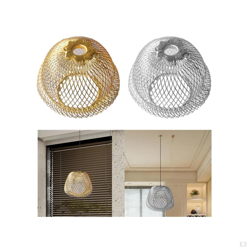 Contemporary Metal Wire Pendant Light Fixture for Home Decor