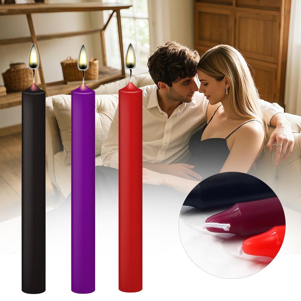 Drip Candles Sex Candles 3PCS/SET BDSM Flirting Adult Products SM Sex Toy For Couples Relaxation Low Temperature Candle