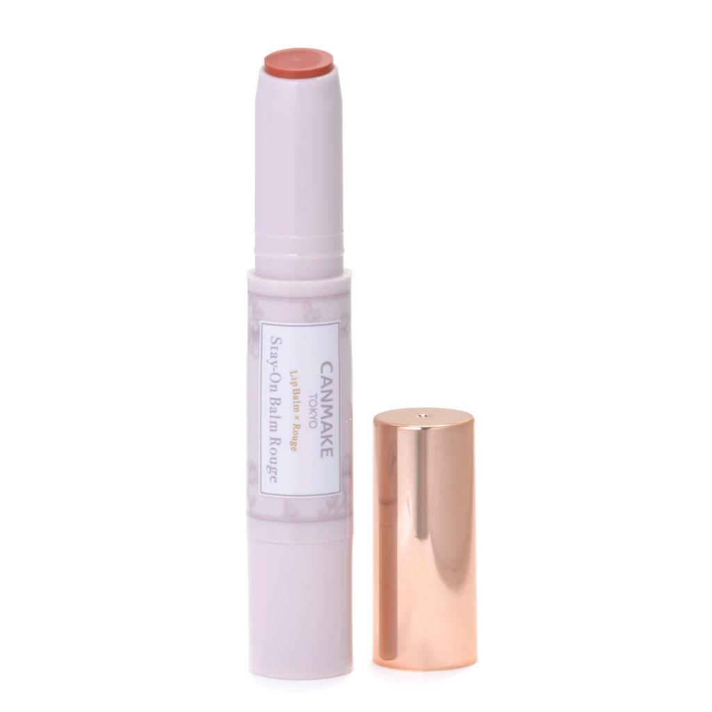 Canmake Balm Rouge 18 Brownish Mandarin Lipstick Single Item Stay-on 2.8g (x 1)